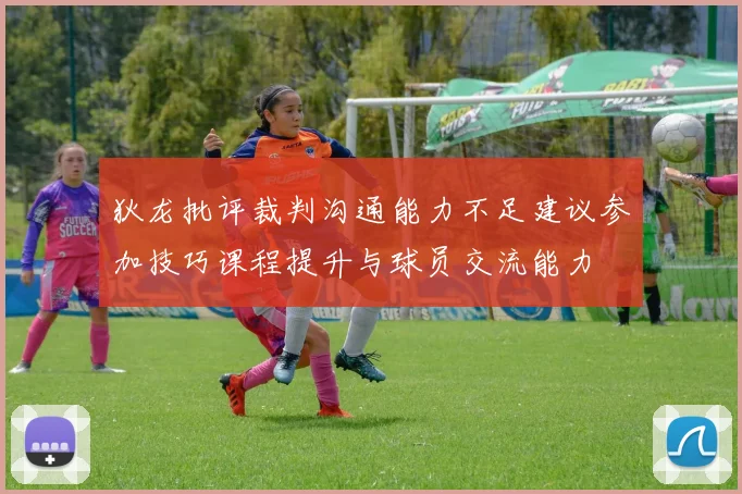 狄龙批评裁判沟通能力不足建议参加技巧课程提升与球员交流能力